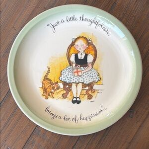 American Greetings Holly Hobbie vintage collectors plate